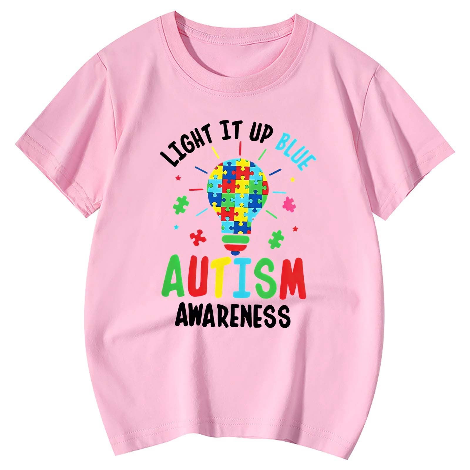 Aihuaihua Autism Awareness Shirt for Toddler Boys Girls Kids April Be ...