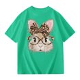 thumbnail image 1 of Aihuaihua Boys Girls Easter Shirts Bunny Tshirt Short Sleeve Crew Neck Tee Funny Rabbit Graphic Tshirts, 1 of 4