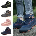 thumbnail image 1 of Aihuaihua Boys Girls Sneakers Lightweight Ankle Boots Sports High Top Lace-Up Athletic Sneaker for Boy Kids Breathable Running Soccer Tennis Shoes Blue, 1 of 8
