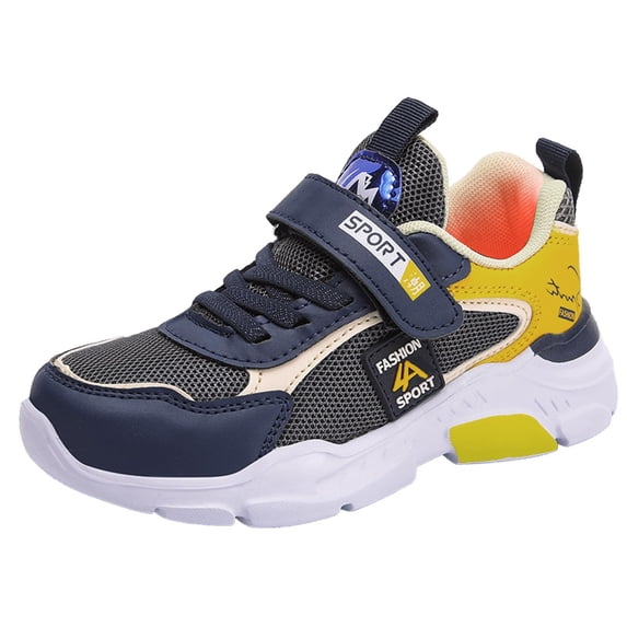 Aihuaihua Boys Sneakers Athletic Shoes Ideal for Tennis Running Walking Lightweight Comfortable Stylish Footwear for Kids and Size 9-10 Years