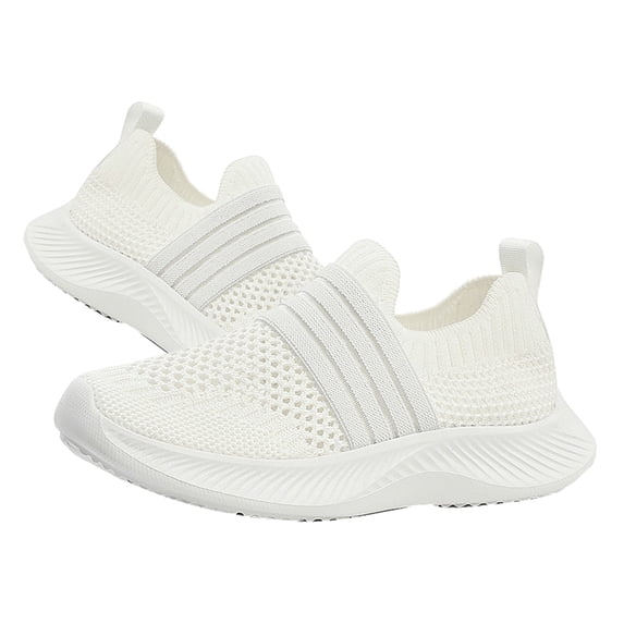 Aihuaihua Boys Sneakers Lightweight Athletic Sports Shoes Comfortable Running Sneakers for Active Kids Size 7-8