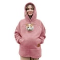 thumbnail image 1 of Aihuaihua Cat Pouch Hoodie Pet Carrier Hoodie Zipper Pet Care Hoodies Fuzzy Hooded Sweatshirt With Zip Kangaroo Unisex Outdoor, 1 of 10