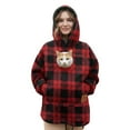 thumbnail image 1 of Aihuaihua Cat Pouch Hoodie Pet Carrier Hoodie Zipper Pet Care Hoodies Fuzzy Hooded Sweatshirt With Zip Kangaroo Unisex Outdoor, 1 of 10