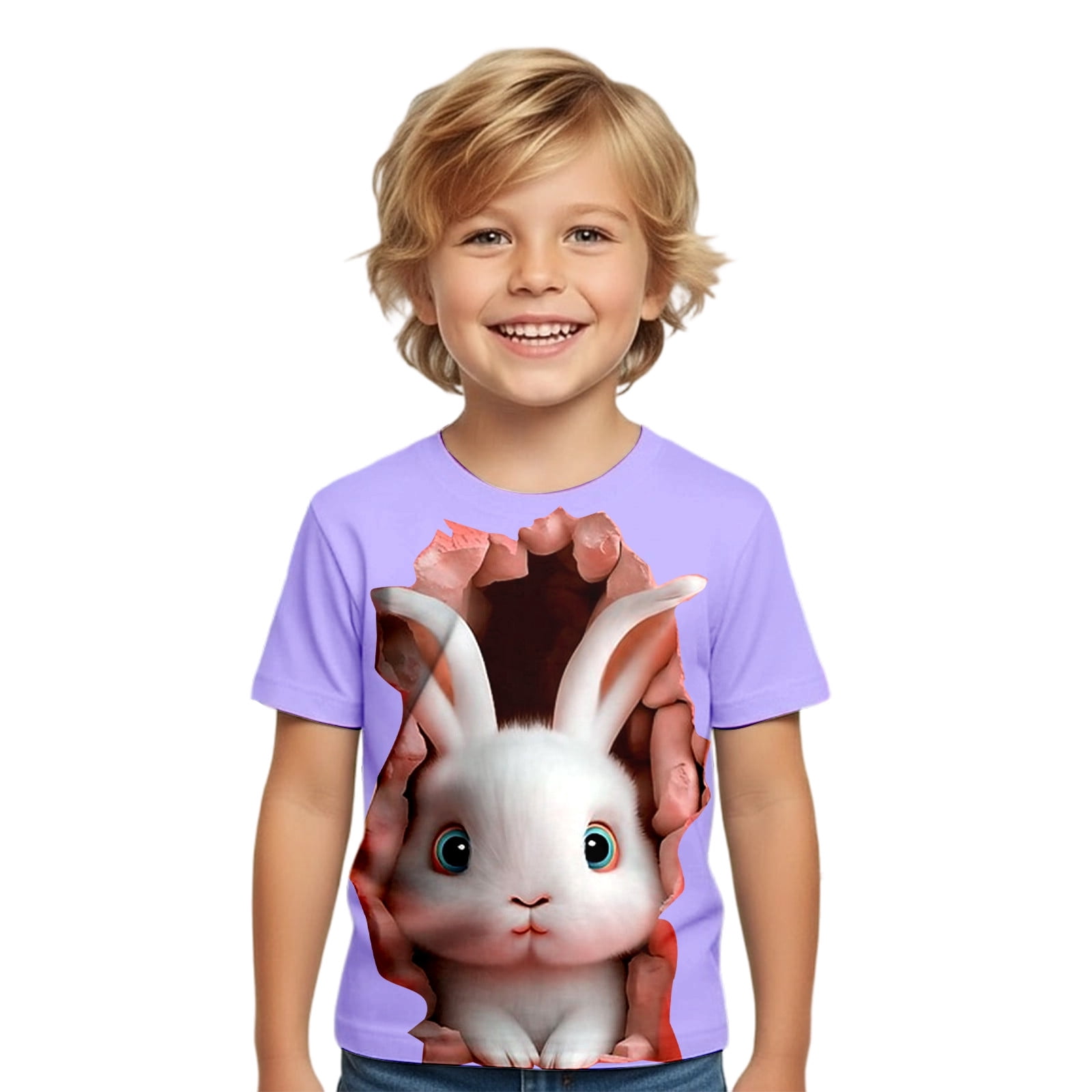 Aihuaihua Easter Shirts for Toddler Boys Girls Happy Easter Eggs Bows T ...