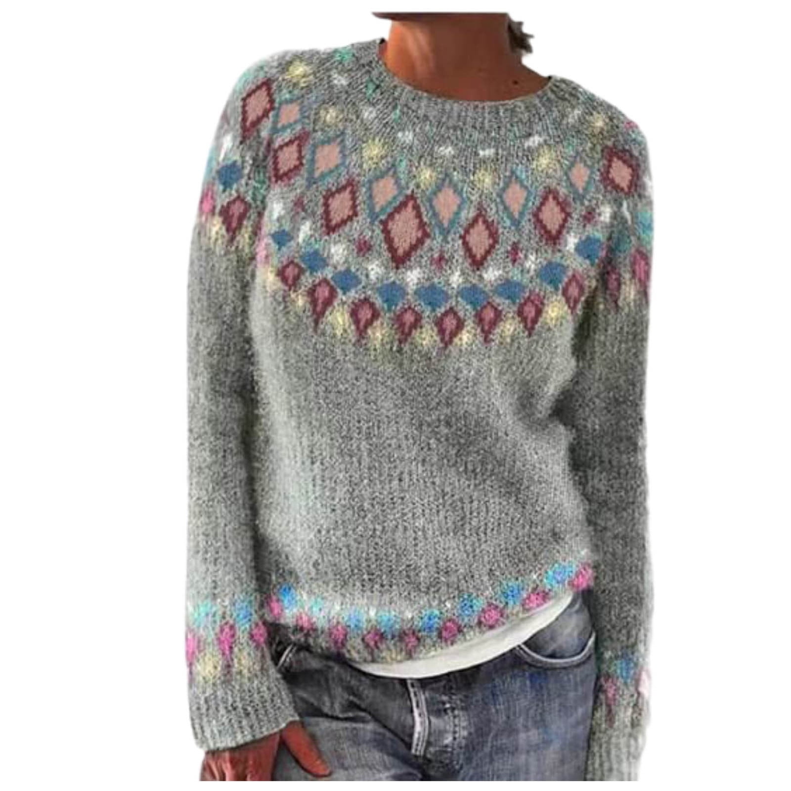 Eira – Warm sweater with Classic Winter Details