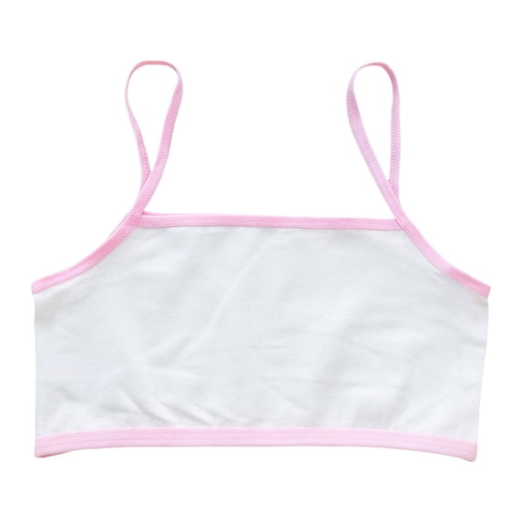 Aihuaihua Girls Bras for School Wireless Stretchy Cami Youth Sports Bra Training Bras for Girls