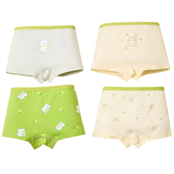 Aihuaihua Girls Briefs Size 8 Lightweight Cute Mid-Rise Briefs Skin-Friendly Girls' Brief Underwear Multipacks