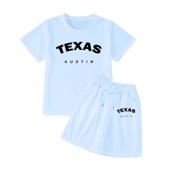 Aihuaihua Girls Short Sets Animal Print Short Sleeve Shirt and Shorts Crewneck Soft Beach Vacation Short Sleeve Set Preppy Clothes