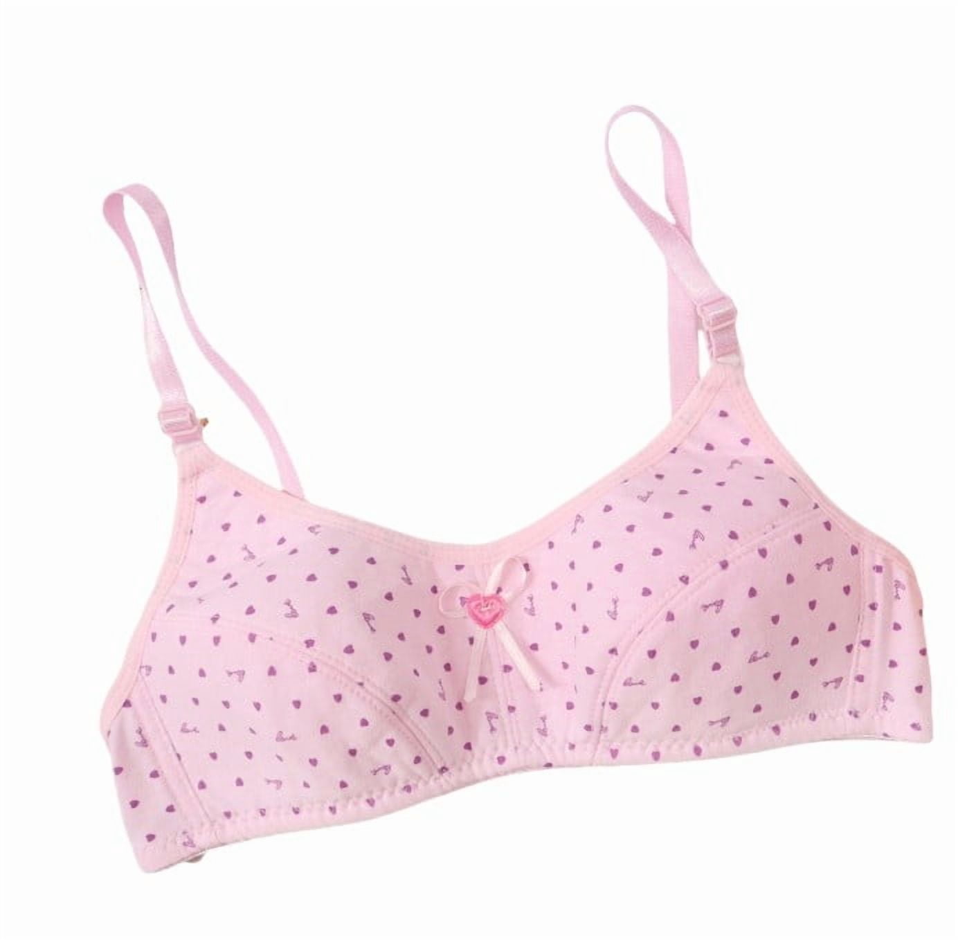 Aihuaihua Girls Training Bras 10-12 Years Wireless Breathable Seamless ...