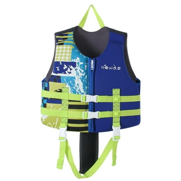 Aihuaihua Kids Swim Vest Floaties Kids Float Jacket for 20-30-40-50 lbs Girls and Boys, Float Swimwear with Duel Adjustable Safety Strap 1-6 years