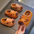 Aihuaihua Little Kids Closed Back Slippers Water Resistant Capybara ...