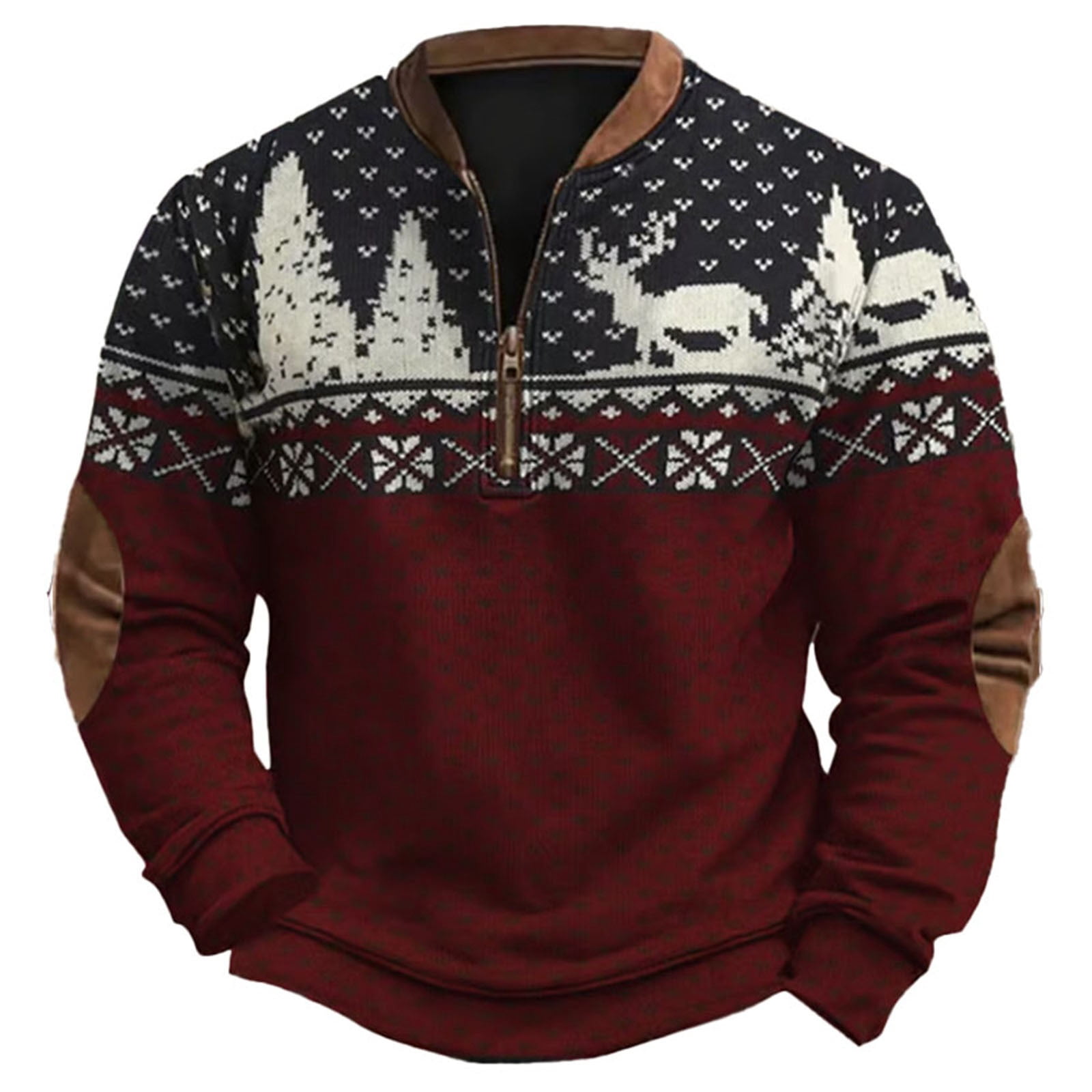 Casual Long Sleeve Hoodie Christmas Fashion Regular Sweatshirt