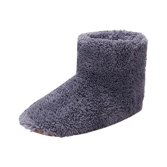 Aihuaihua Microwavable Slippers Electric Heated Slippers, USB Heated Slippers, Plush Heated Foot Warmer, Heated Slippers for Adults Cold Day to Soothing Fatigue, Feet Warmers for Women & Men