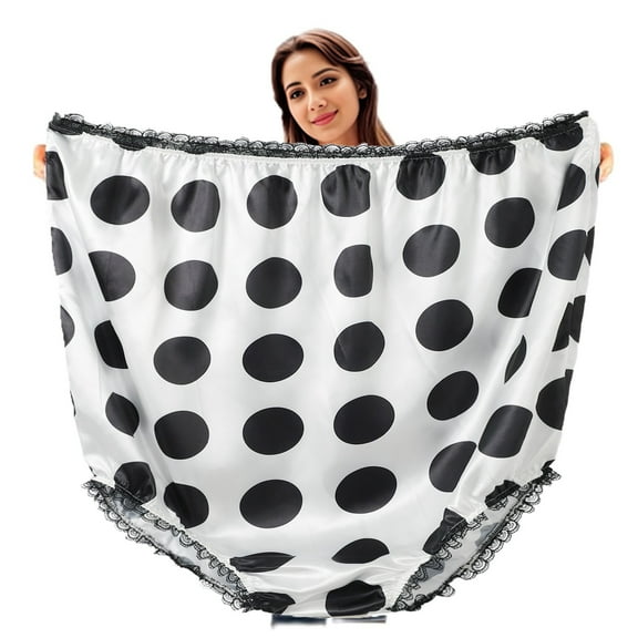 Aihuaihua Novelty Women’s Panties Joke Underwear Comfortable Big Momma Undies Oversized Soft Fabric Novelty Wear for Valentines Day