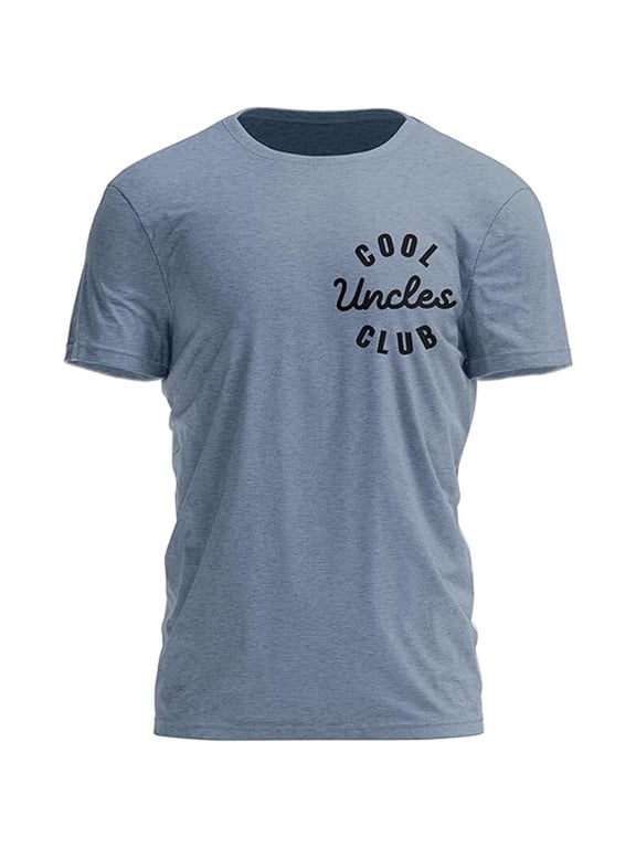 Plain Tshirts for Men Round Neck Short Sleeve Breathable Letter Print Men's Top Trendy Mens Preppy Clothes Navy XXL