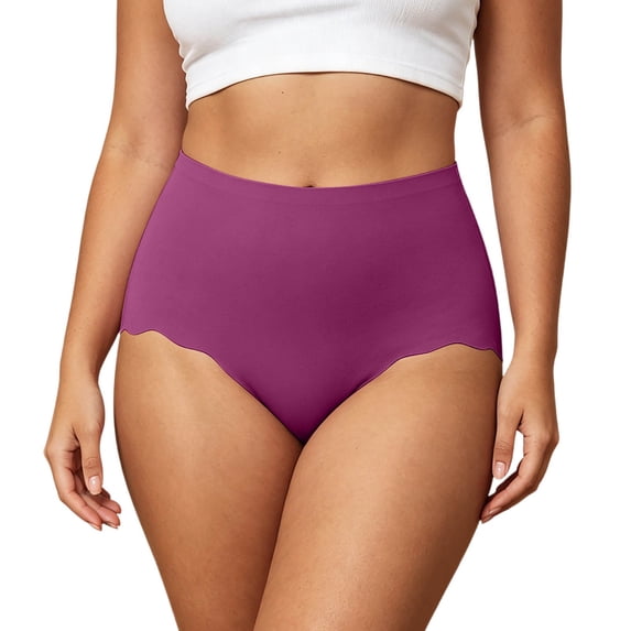 Aihuaihua Shapewear Underwear for Women, High Lace Shaping High Wwaist Plus Size Panties for Smooth Seamless Fit