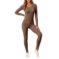 thumbnail image 1 of Aihuaihua Thermal Underwear for Women Heated with Lined Long Sleeve Shirt Legging Lounge Set Pajamas 2 Pieces Cold Weather Top Bottom Long Johns, 1 of 5