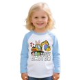 thumbnail image 1 of Aihuaihua Toddler Boys Easter Shirts Bunny Graphic Long Sleeve Crew Neck Raglan T-Shirt Funny Rabbit Tops, 1 of 6