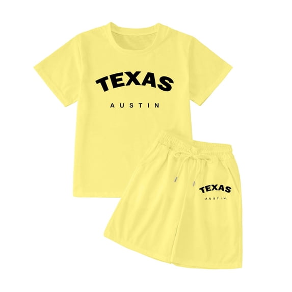 Aihuaihua Toddler Girl Summer Outfits 4t Bow Shorts Sleeve Tracksuit Crew Neck Cute Streetwear Short Sleeve Set Outdoor Casual Clothes