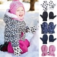 thumbnail image 1 of Aihuaihua Toddler Ski Gloves Waterproof Winter Snow Gloves for Boys Girls 1-6 Years, Warm Thick Cold Weather Outdoor Gloves for Baby Snow Play Sled Snowboard, 1 of 3
