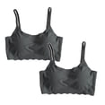 thumbnail image 1 of Aihuaihua Training Bra for Girls 10-12 with Padding Secure Coverage Stretchy Pull-On First Bra Youth Bras for School or Casual Wear 2PCS, 1 of 9