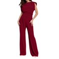 thumbnail image 1 of Aihuaihua Travel Outfit Women Elegant Two Piece Set, 2025 New -Free Irregual Comfy Casual Sleeveless Formal Outfits Red, 1 of 7