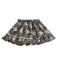 thumbnail image 1 of Aihuaihua Trendy Girls Skirts Casual Floral Short Skirts for Outdoor Versatile Wear for Ages 18M to 6Y Comfortable and Elastic Waist Design for Summer Adventures 3-4 Years, 1 of 3