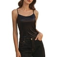 thumbnail image 1 of Aihuaihua Two Tone Strapless Camisole Top Glossy Performance Wear Fashionable Bustier For Stage Outfits And Casual Apparel, 1 of 4