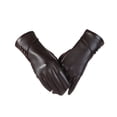 thumbnail image 1 of Aihuaihua Winter Leather Gloves for Women, Winter Warm Touchscreen Dress Gloves Lined Fashion Cycling Driving Gloves Unisex Windproof Brown, 1 of 9