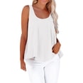 thumbnail image 1 of Aihuaihua Women's Casual Summer Tunic Blouse Sleeveless Round Neck Tank Top Camisole Lightweight Comfortable Loose Fit, 1 of 6