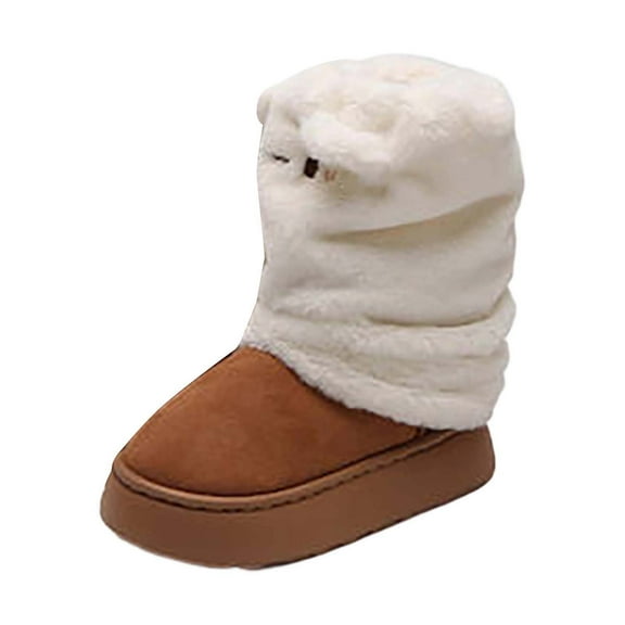 Aihuaihua Women's Boot Snow Leg Warmers Winter Thick Warm Cute Boot Covers Y2k Boots