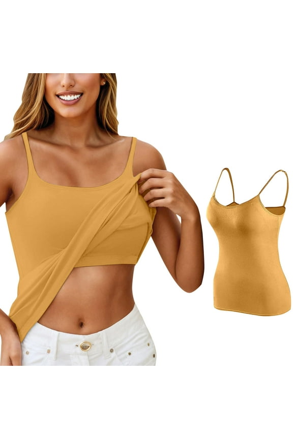 Women's Strappy Yoga Vest Seamless Underwear for Layering and Workouts