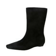 thumbnail image 1 of Aihuaihua Women's Suede Mid Calf Boots Pointed Toe Flat Heels Pull On Long Boots Fall Winter Tall Boots, 1 of 10