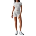 thumbnail image 1 of Aihuaihua Womens Workout Sets 2 Piece - Seamless Yoga Outfits Shorts and Crop Top Matching Gym Athletic Clothing Set, 1 of 6