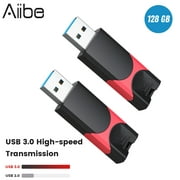 Aiibe 2 Pack 128GB Flash Drives USB 3.0 Gaming Thumb Jump Drive Bulk Memory Stick for Laptop PC Data Storage Backup