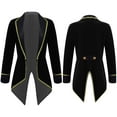 thumbnail image 1 of Aiihoo Kids Girls Red Circus Ring Master Ringmaster Tailcoat Jacket Outfit Black 8, 1 of 6