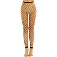 thumbnail image 1 of Aiihoo Women's Fishnet Pants Mesh Hollow See Through Stockings Leggings Trousers Underwear Black D One Size, 1 of 7
