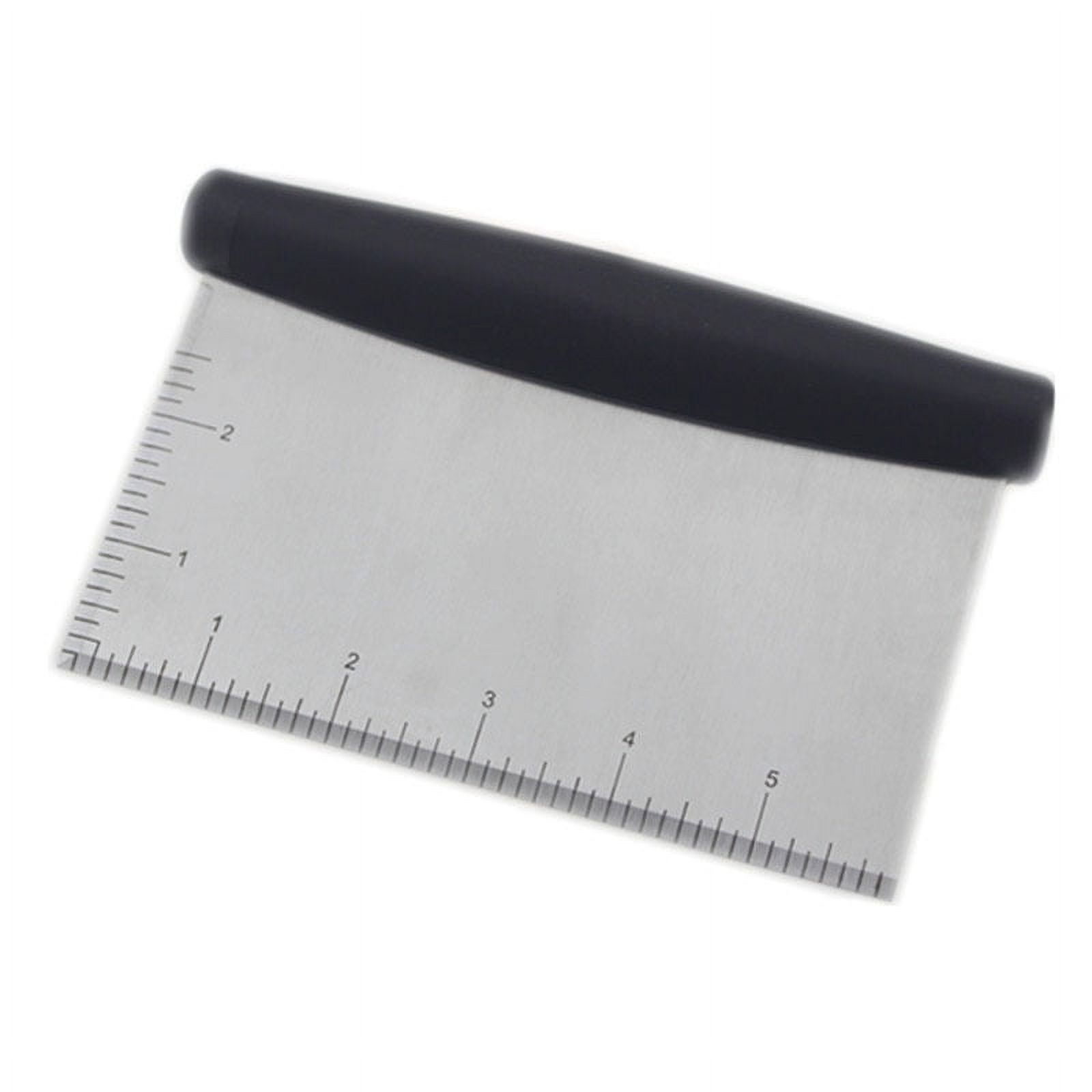 Orblue Pastry Scraper, Stainless Steel Pizza Dough Cutter and Chopper