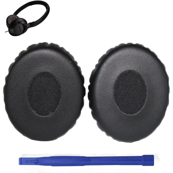 Aiivioll OE2 Replacement Ear pad Cushions Earpads Kit Compatible with Boses OE2 OE2i Soundtrue SoundLink On-Ear Headset Over-Ear Headphones (Black)