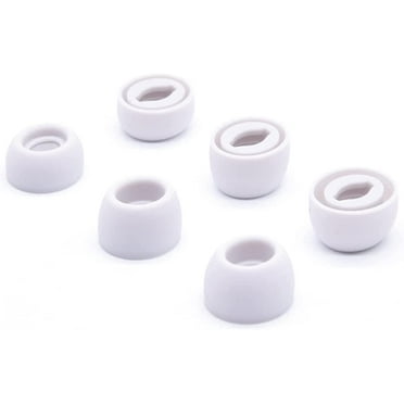 Aiivioll Silicone Earbuds Replacement Buds Pro Earbuds Earmuffs Compatible for Samsung Galaxy Buds Pro Earplugs-fit in The Charging case, Noise-Reducing Non-Slip Silicone Earplugs with Filter(white)