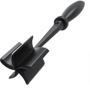 umvowuxa Upgrade Meat Chopper, Heat Resistant Meat Masher for Hamburger Meat, Ground Beef Smasher, Nylon Hamburger Chopper Utensil, Ground Meat Chopper, Non Stick Mix Chopper,Meat Masher Tool Gift
