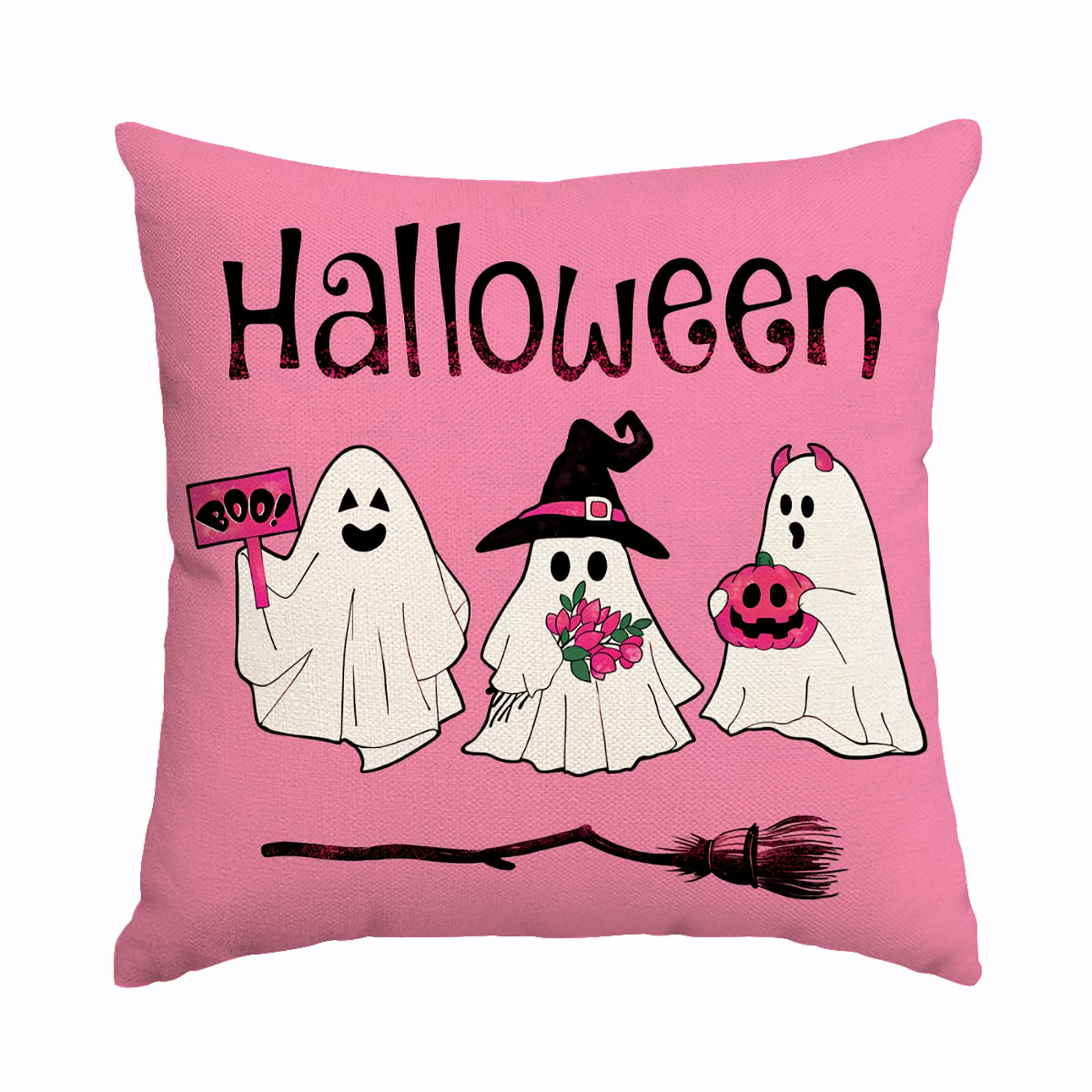 Aijlhda Cleaning Halloween Linen Pillow Cover Home Decoration For