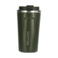 Aijlhda Cup Glass Bottle Travel Mug Insulated Coffee Cup With Leakproof Lid Vacuum Insulation
