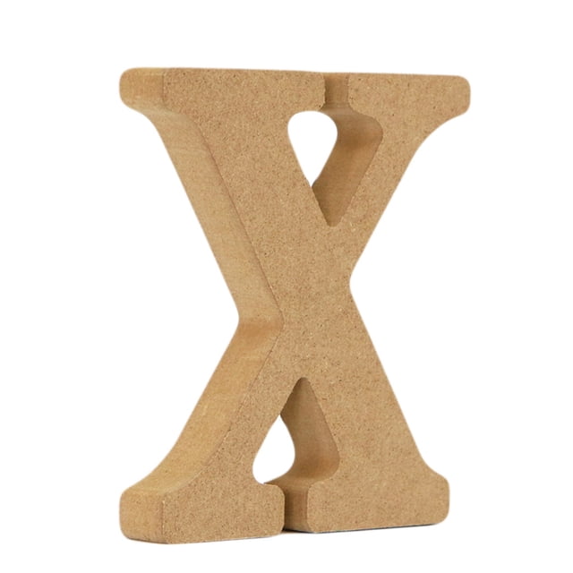 Aijlhda Desktop Dress Up Wood Wooden Letters Log Alphabet Wedding