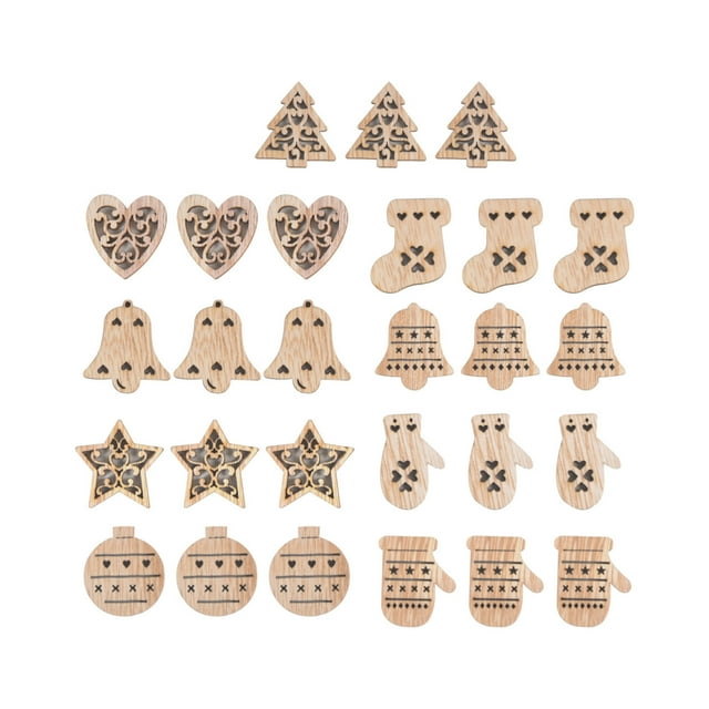 Aijlhda Hot Sale Christmas Decorations Creative Christmas Wooden DIY