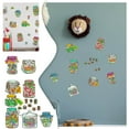 Aijlhda Hot Sale Kids Room Wall Stickers Candy Treats Christmas Window