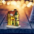 Aijlhda Hot Sale New Christmas Decorations Micro Landscape Resin House