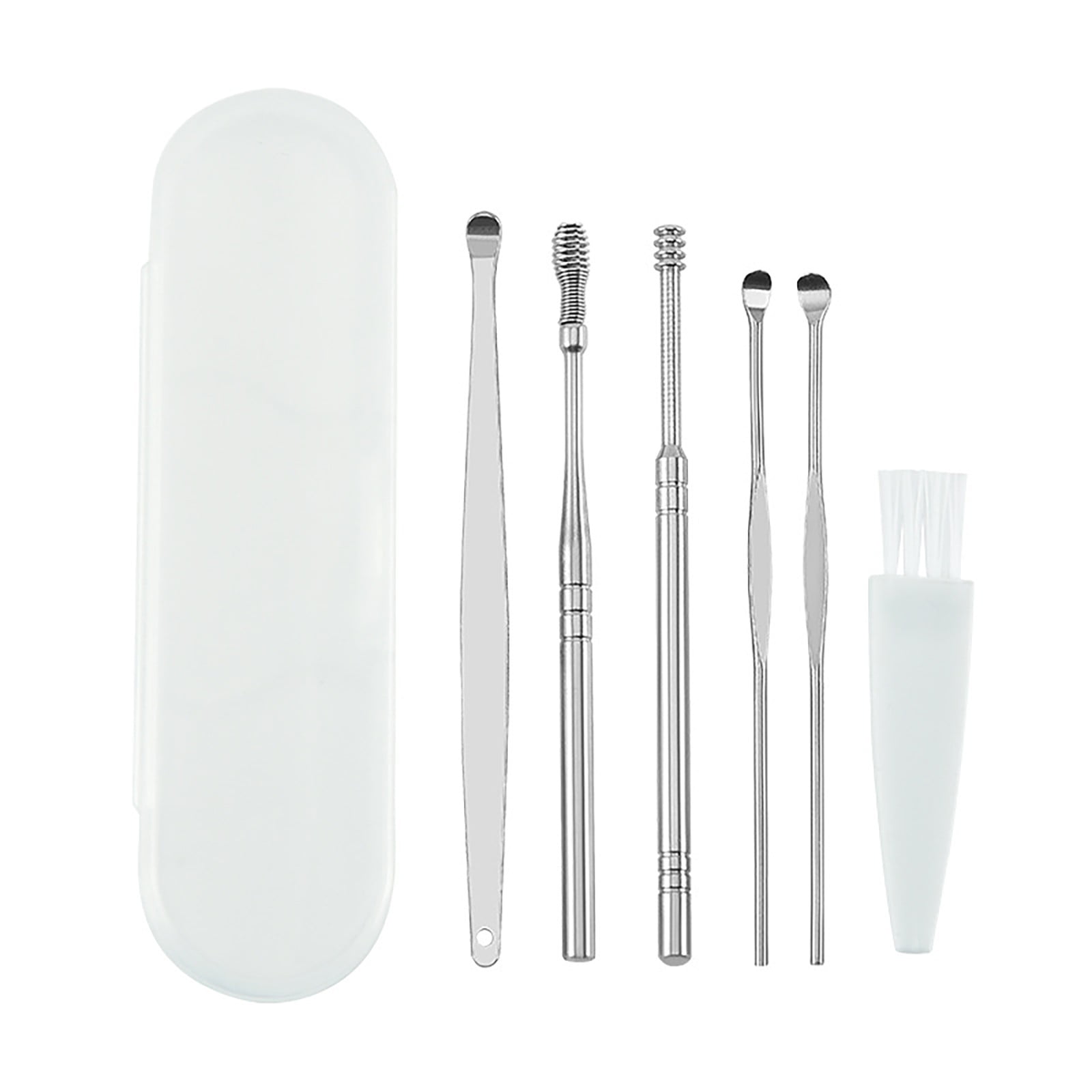 Aijlhda Innovative Spring Ear Wax Cleaner Tool Set,Stainless Steel Ear ...