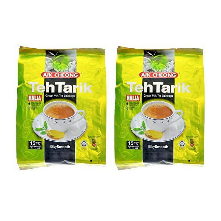 Aik Cheong TehTarik Halia Ginger Milk Tea Beverage (2 Pack, Total