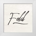 thumbnail image 1 of Aiken, Jess 12x12 White Modern Wood Framed Museum Art Print Titled - Laundry Script III, 1 of 4
